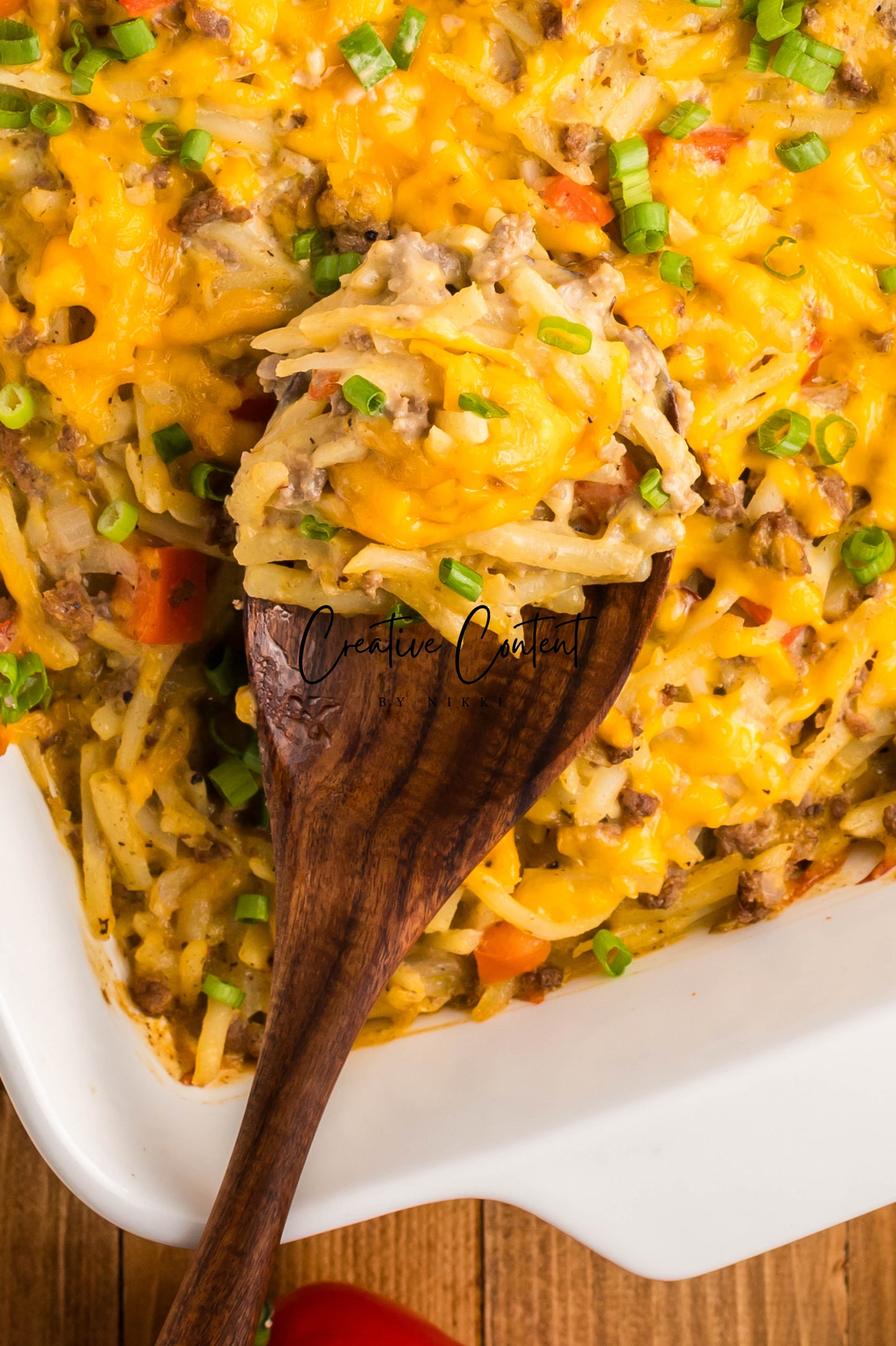 Hamburger and Hashbrown Potato Casserole - Exclusive