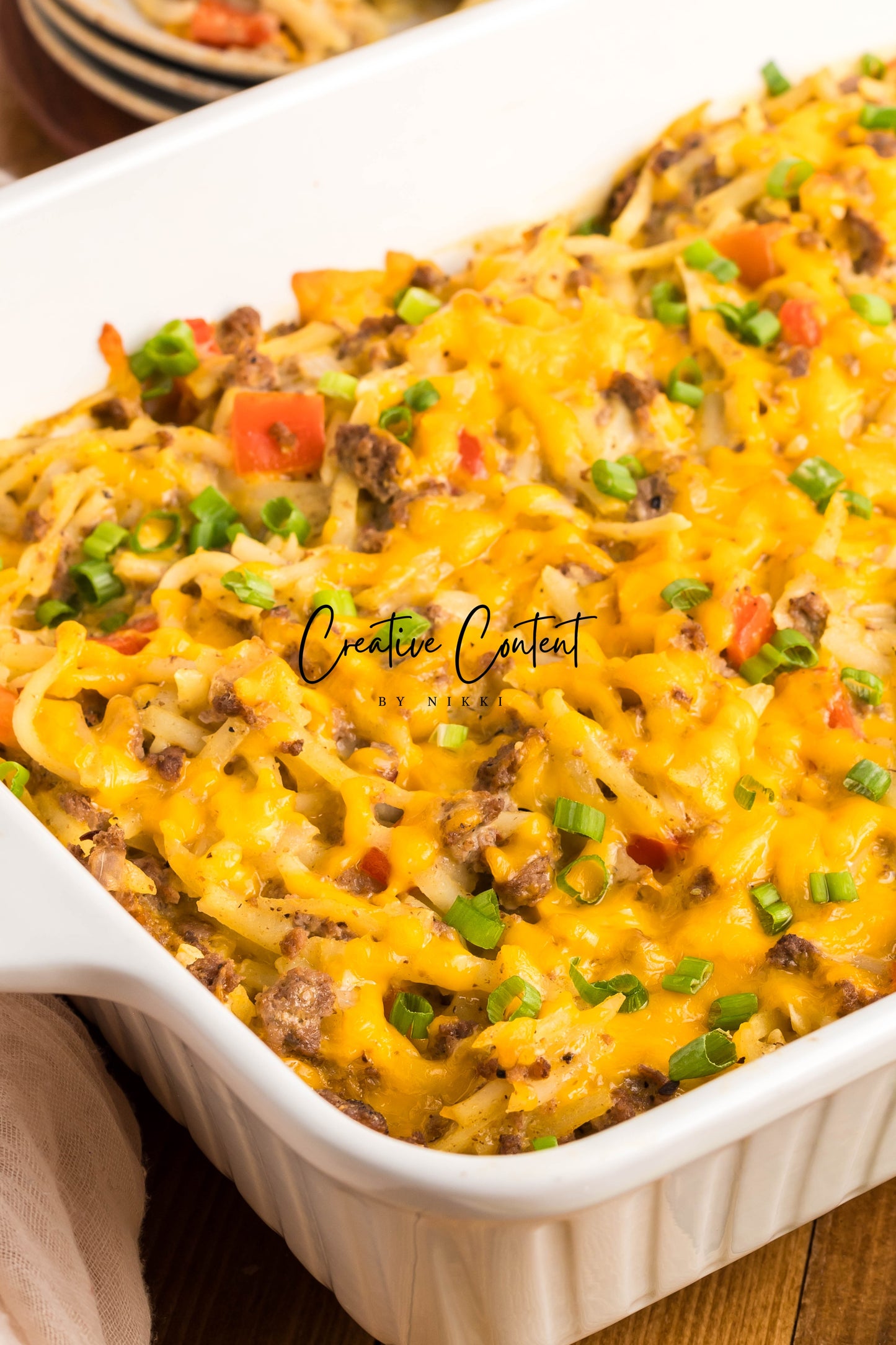 Hamburger and Hashbrown Potato Casserole - Exclusive