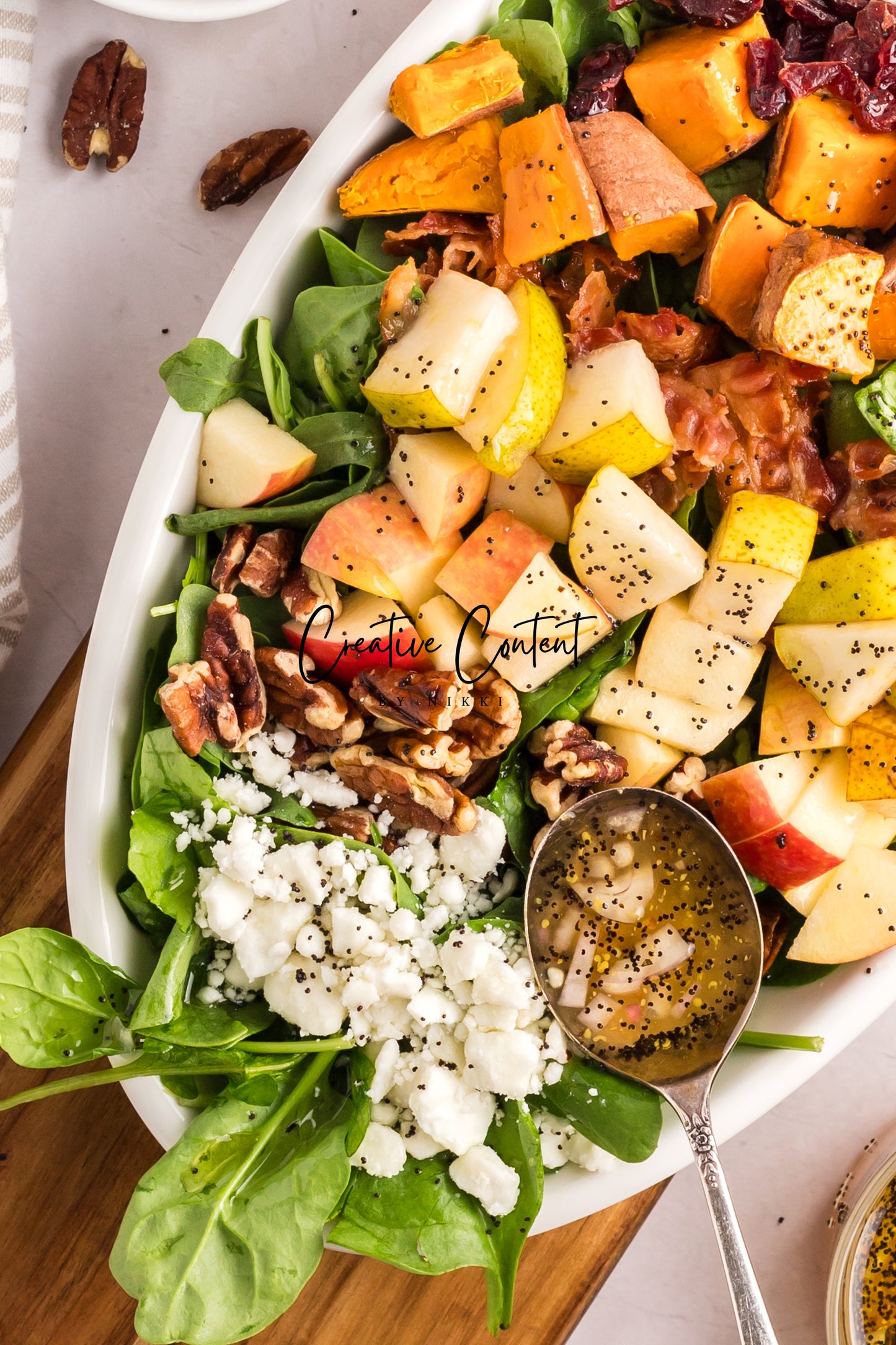 Harvest Cobb Salad + Poppy Seed Dressing - Set 1 of 2