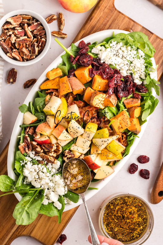 Harvest Cobb Salad + Poppy Seed Dressing - Set 1 of 2
