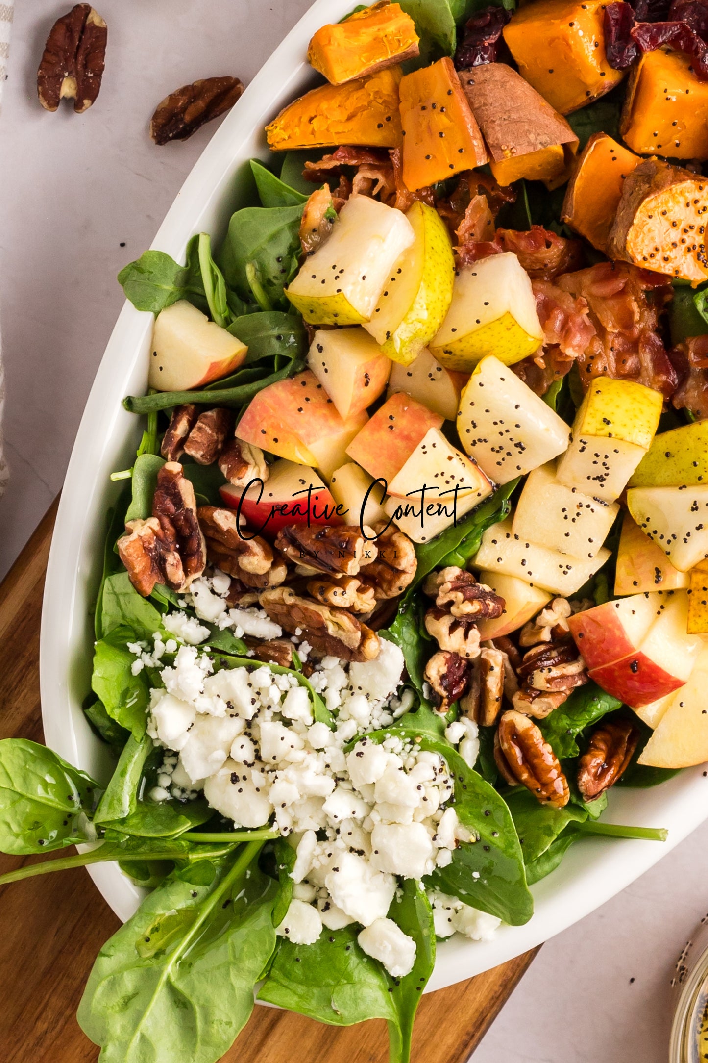 Harvest Cobb Salad + Poppy Seed Dressing - Set 1 of 2