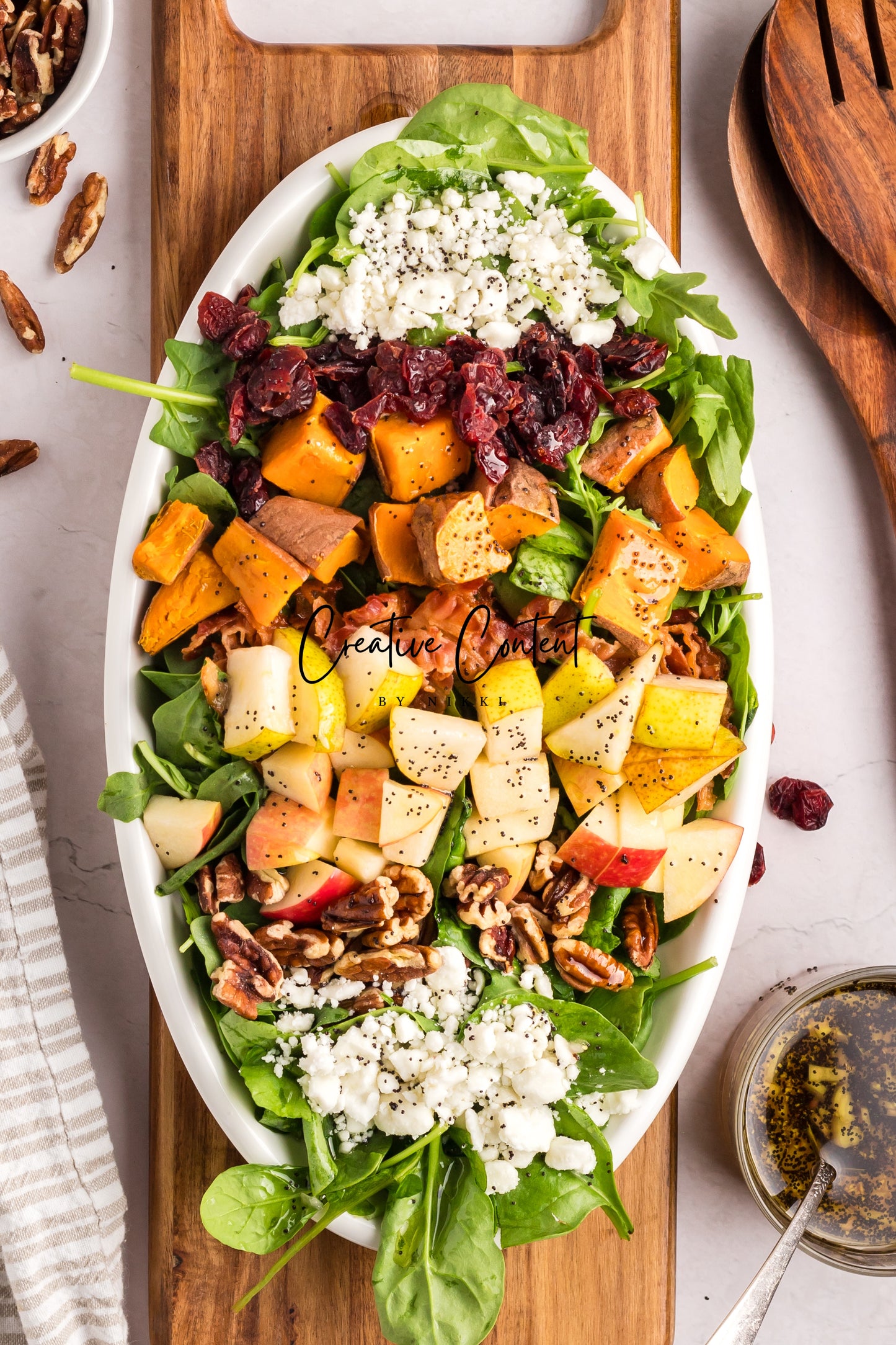 Harvest Cobb Salad + Poppy Seed Dressing - Set 1 of 2