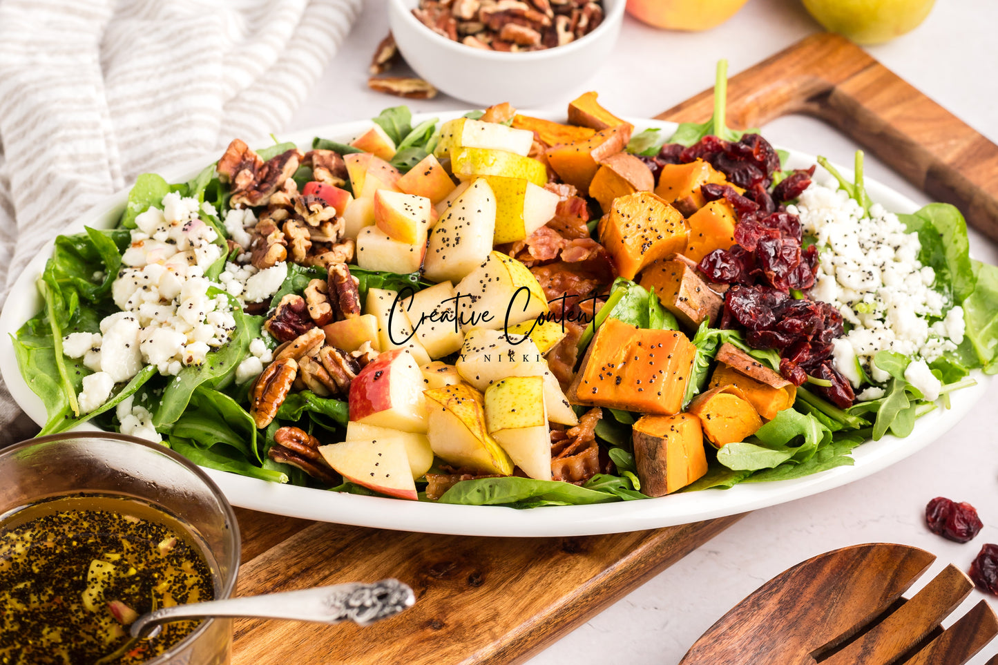 Harvest Cobb Salad + Poppy Seed Dressing - Set 1 of 2
