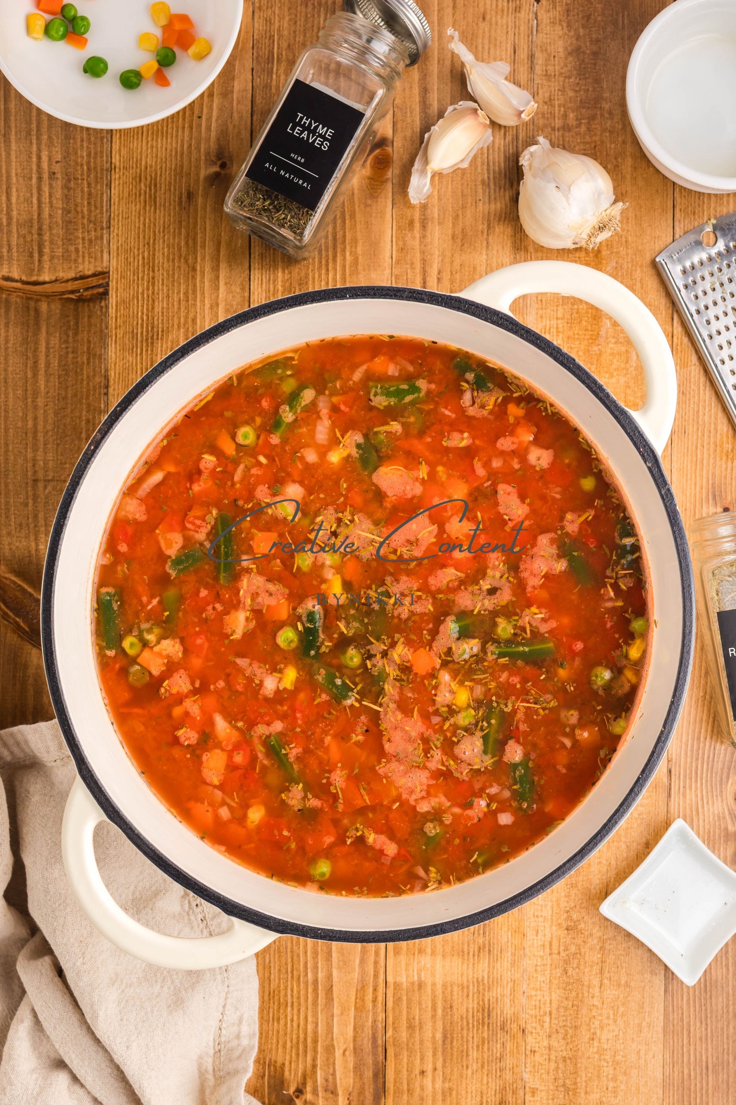 Hearty Chicken Vegetable Bean Soup -  Exclusive