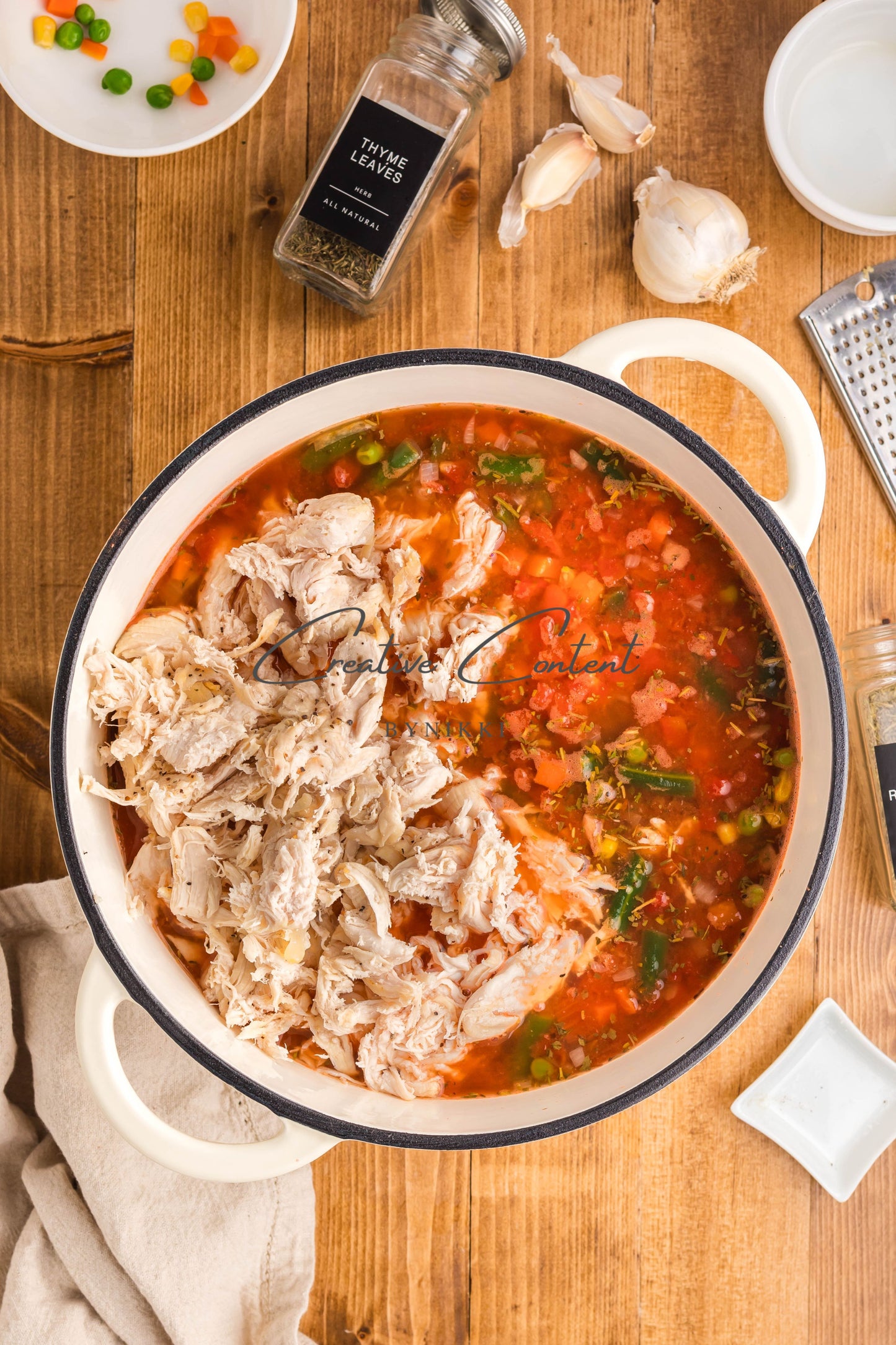 Hearty Chicken Vegetable Bean Soup -  Exclusive