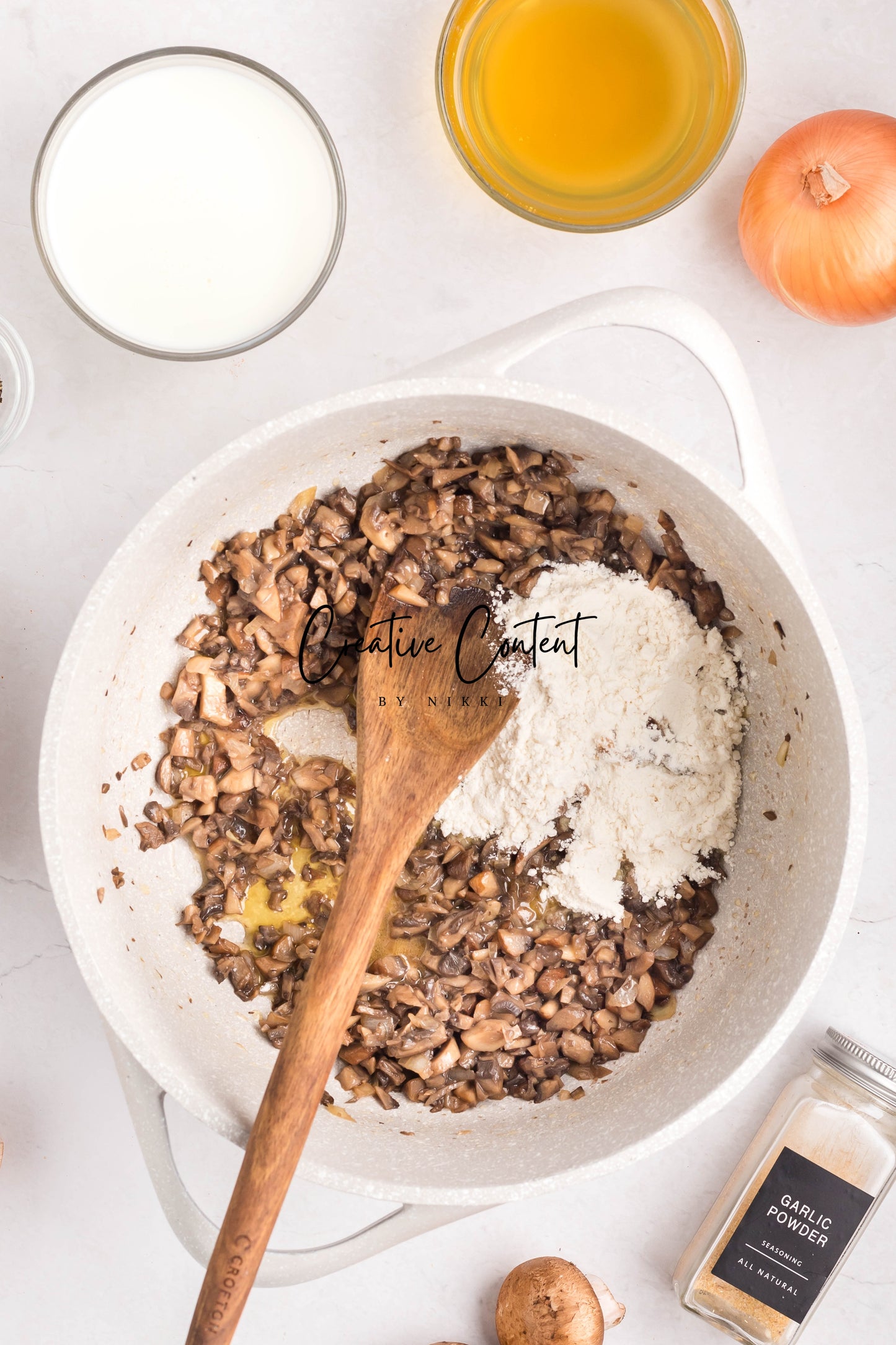 Homemade Condensed Cream of Mushroom Soup - Set 1 of 2