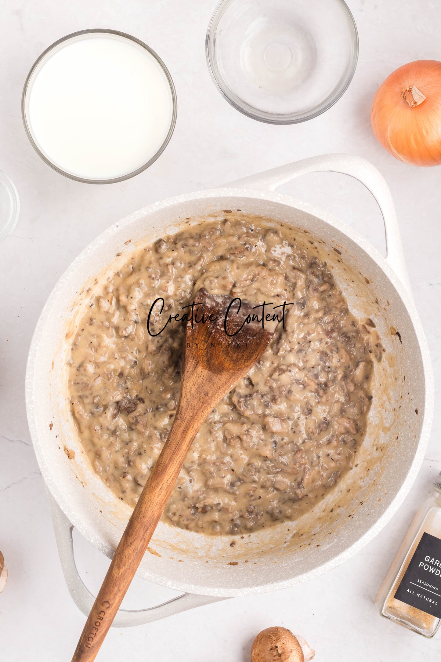 Homemade Condensed Cream of Mushroom Soup - Set 2 of 2