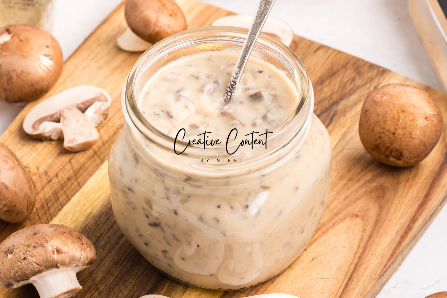 Homemade Condensed Cream of Mushroom Soup - Set 1 of 2