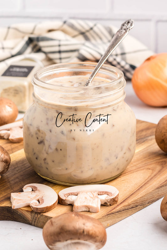 Homemade Condensed Cream of Mushroom Soup - Set 1 of 2