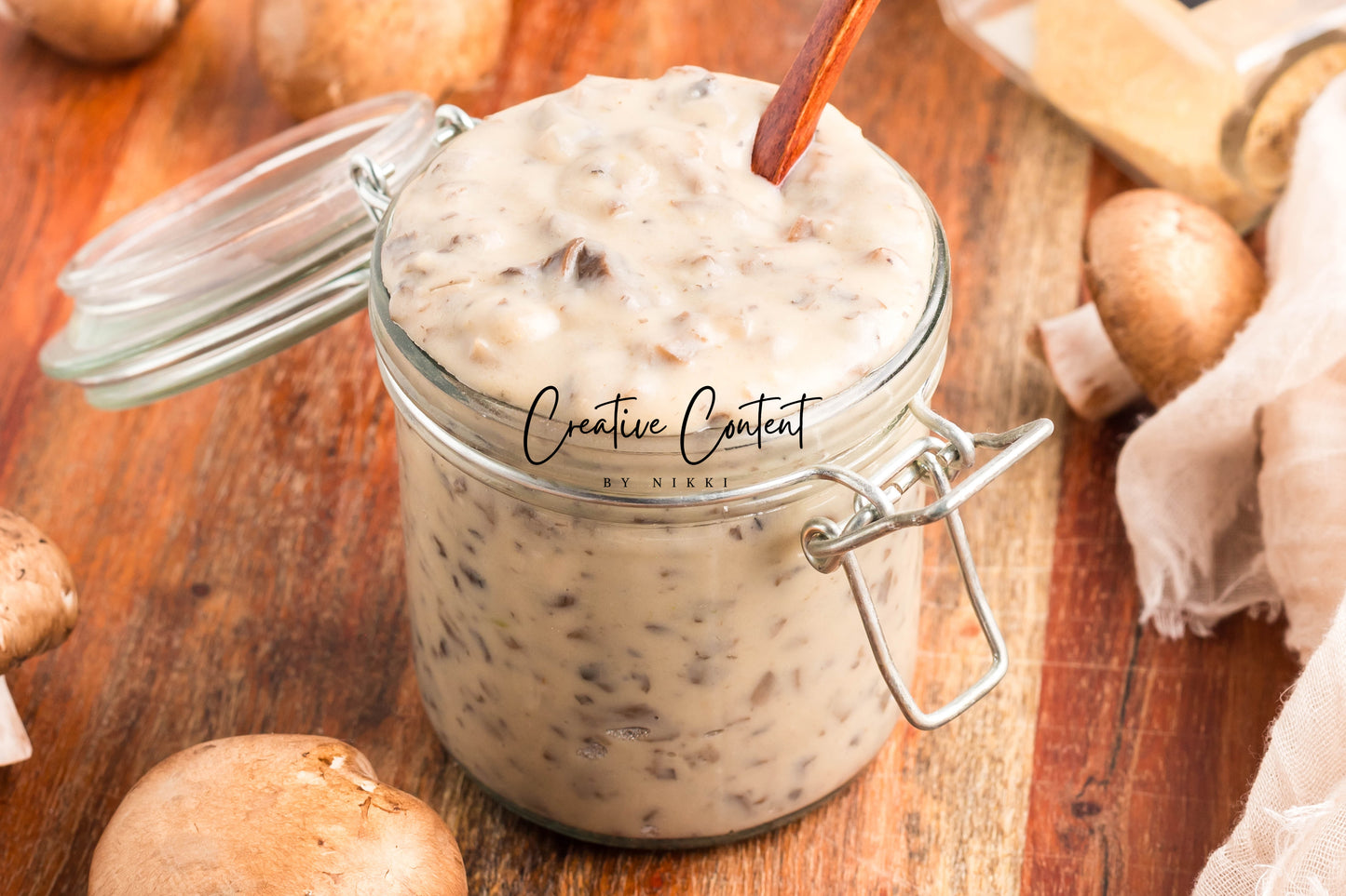 Homemade Condensed Cream of Mushroom Soup - Set 2 of 2