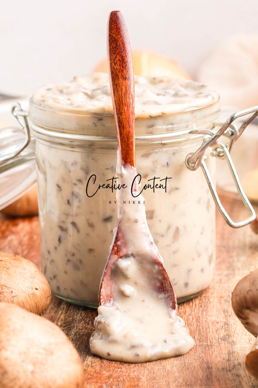 Homemade Condensed Cream of Mushroom Soup - Set 2 of 2