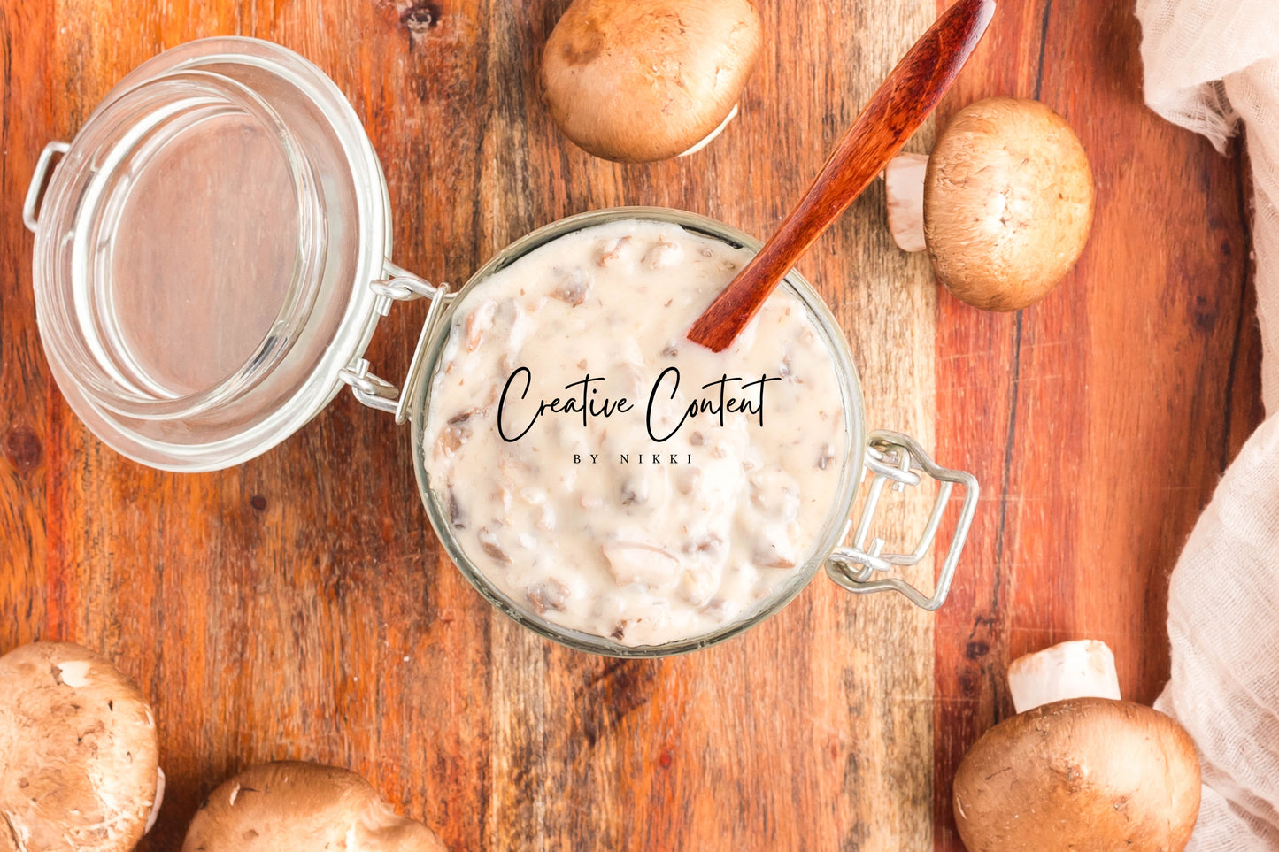Homemade Condensed Cream of Mushroom Soup - Set 2 of 2