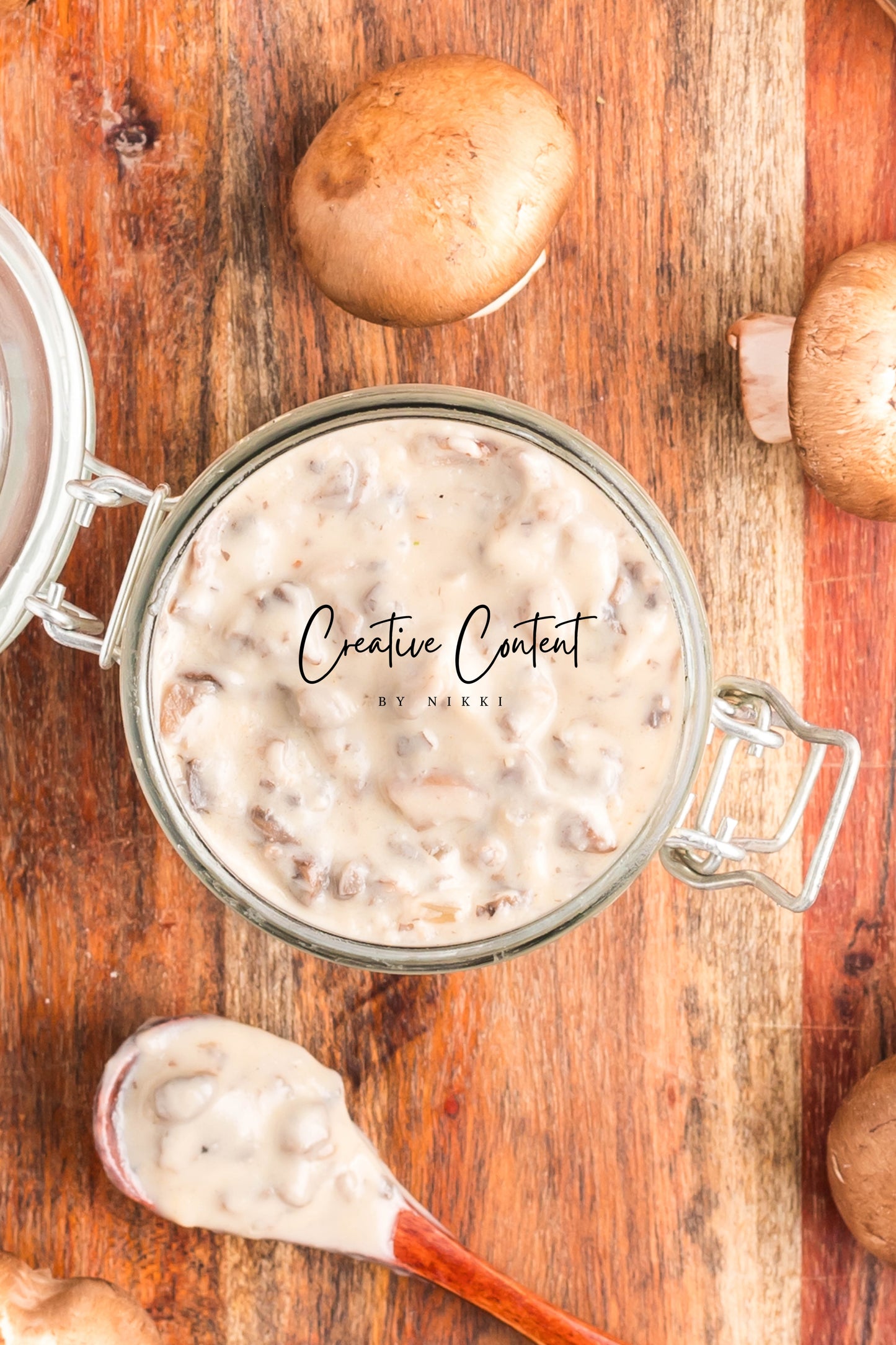 Homemade Condensed Cream of Mushroom Soup - Set 2 of 2
