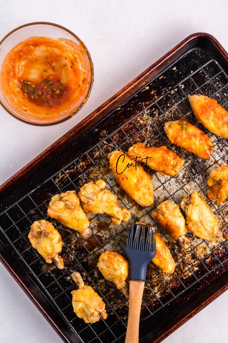 Honey Hot Chicken Wings + Homemade Ranch - Set 1 of 3