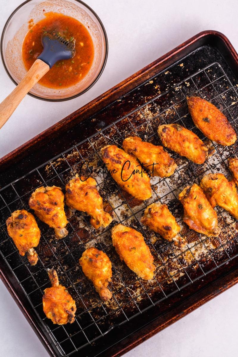 Honey Hot Chicken Wings + Homemade Ranch - Set 1 of 3
