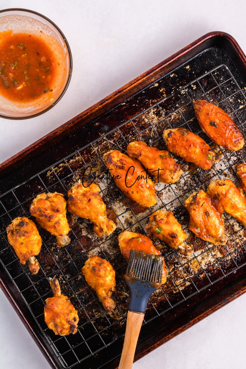 Honey Hot Chicken Wings + Homemade Ranch - Set 2 of 3