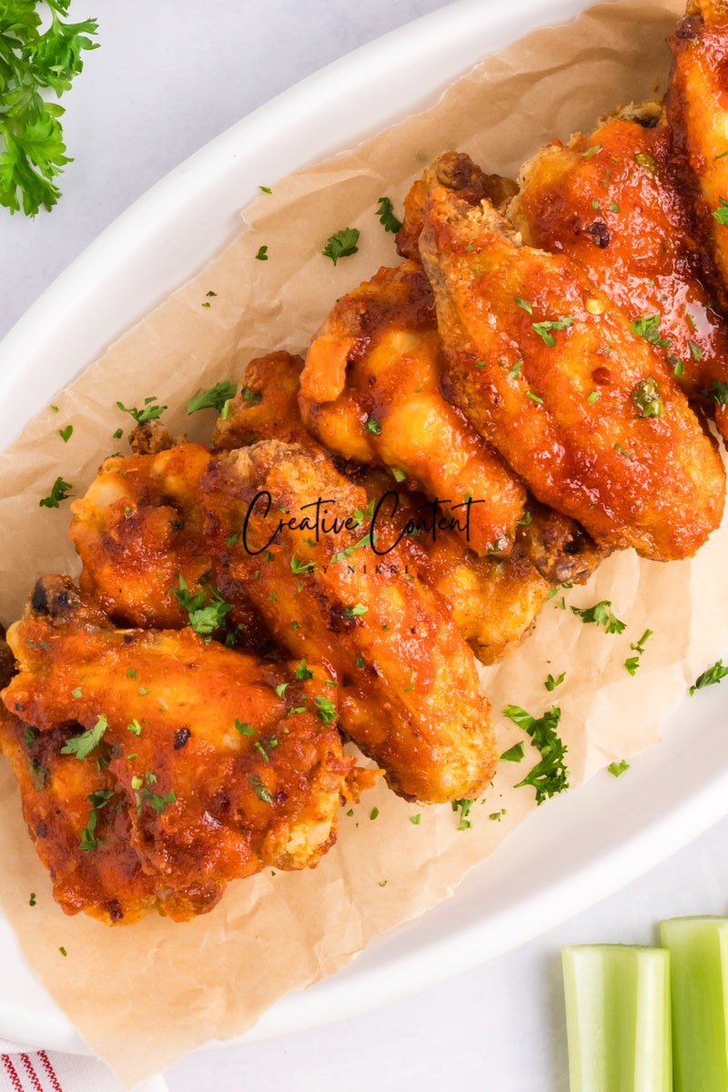 Honey Hot Chicken Wings + Homemade Ranch - Set 1 of 3