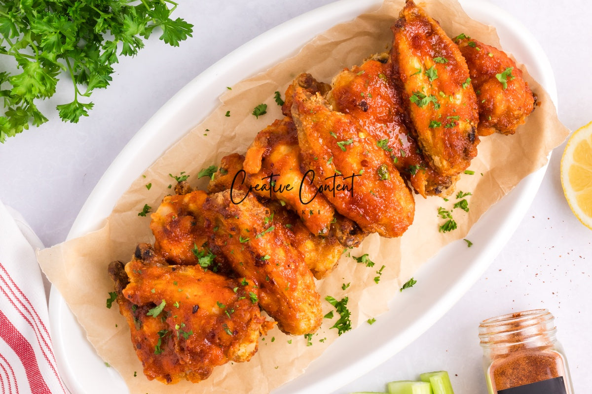 Honey Hot Chicken Wings + Homemade Ranch - Set 1 of 3