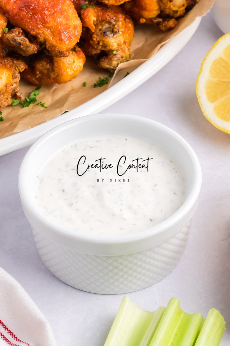 Honey Hot Chicken Wings + Homemade Ranch - Set 1 of 3