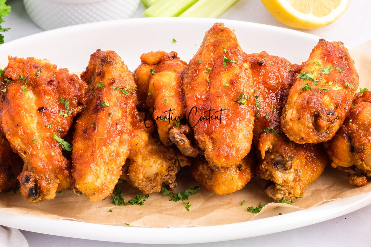 Honey Hot Chicken Wings + Homemade Ranch - Set 1 of 3