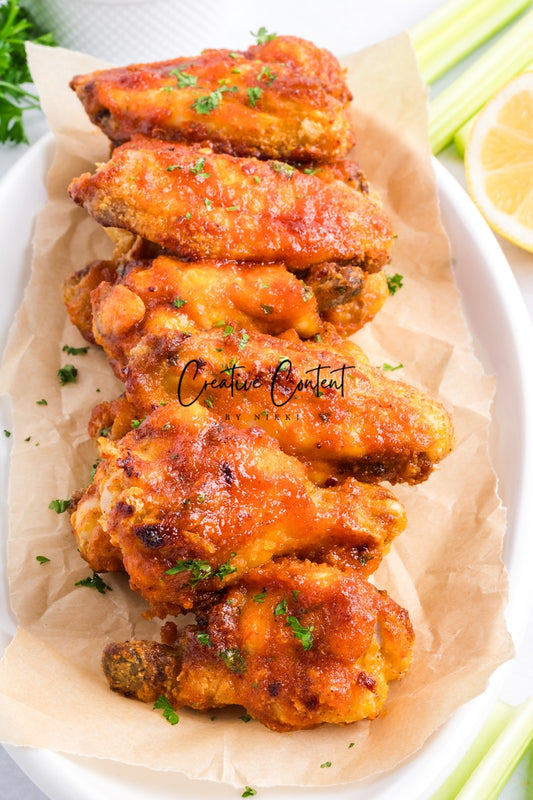 Honey Hot Chicken Wings + Homemade Ranch  - Set 1 of 3
