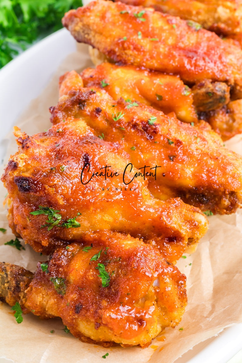 Honey Hot Chicken Wings + Homemade Ranch - Set 1 of 3
