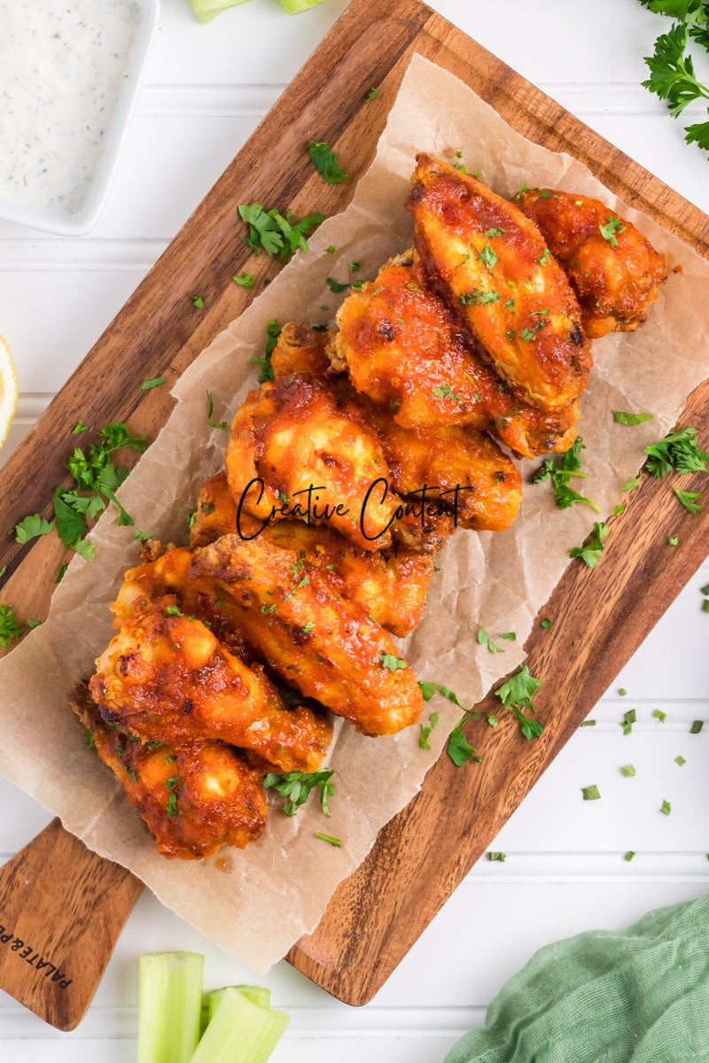 Honey Hot Chicken Wings + Homemade Ranch - Set 2 of 3