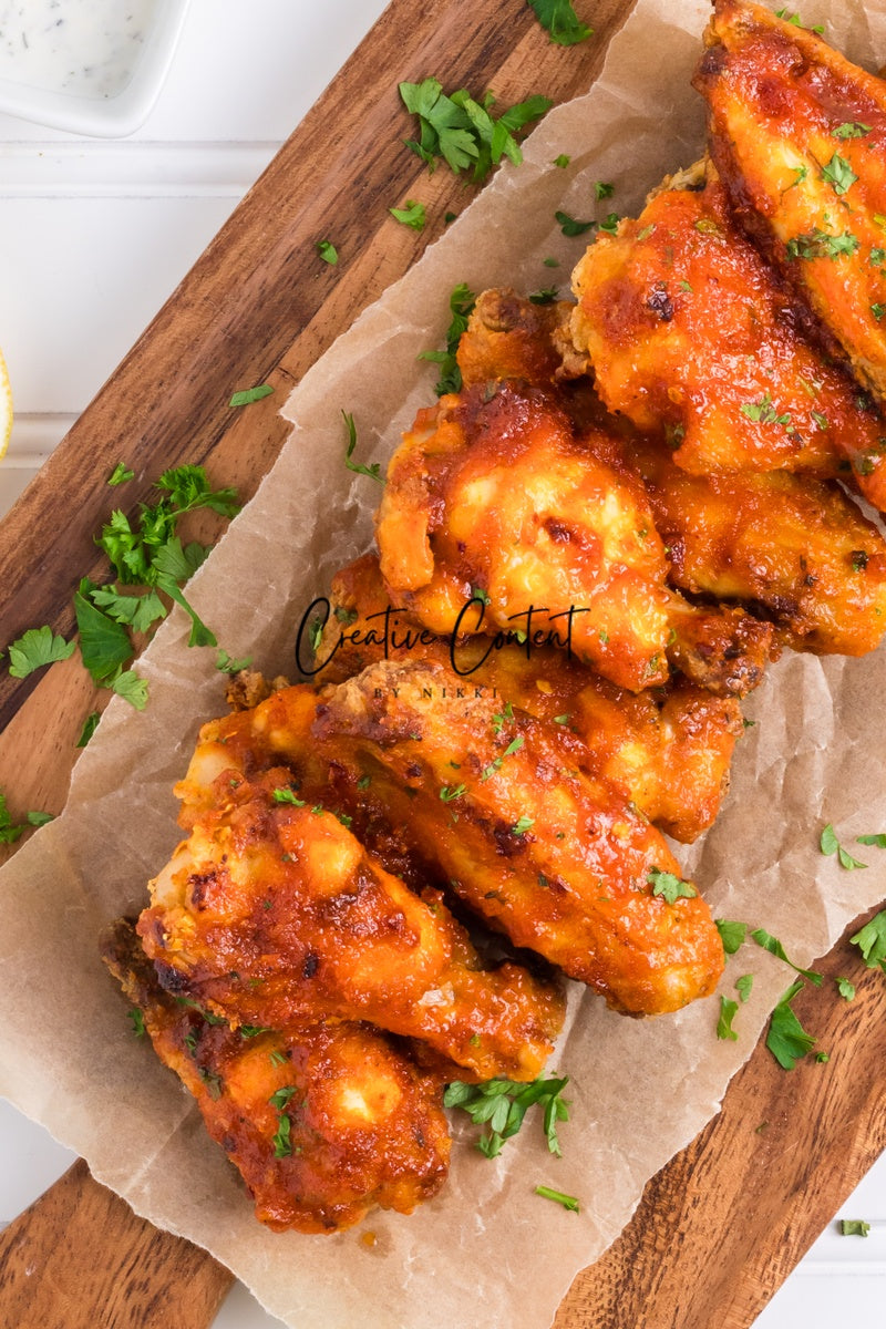Honey Hot Chicken Wings + Homemade Ranch - Set 2 of 3