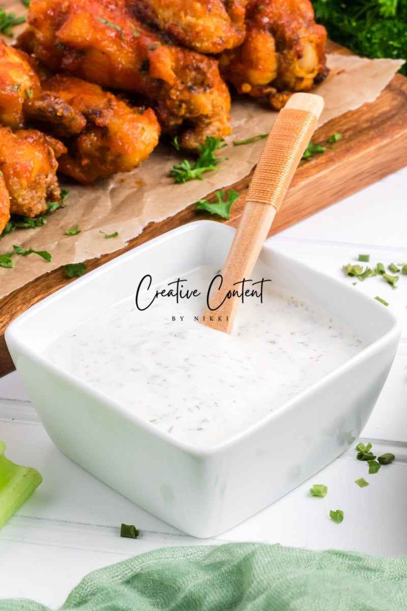 Honey Hot Chicken Wings + Homemade Ranch - Set 2 of 3