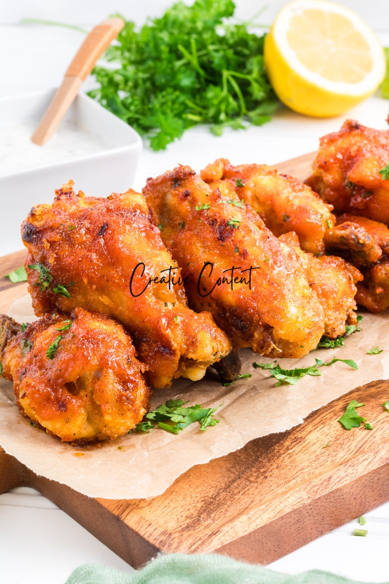 Honey Hot Chicken Wings + Homemade Ranch - Set 2 of 3