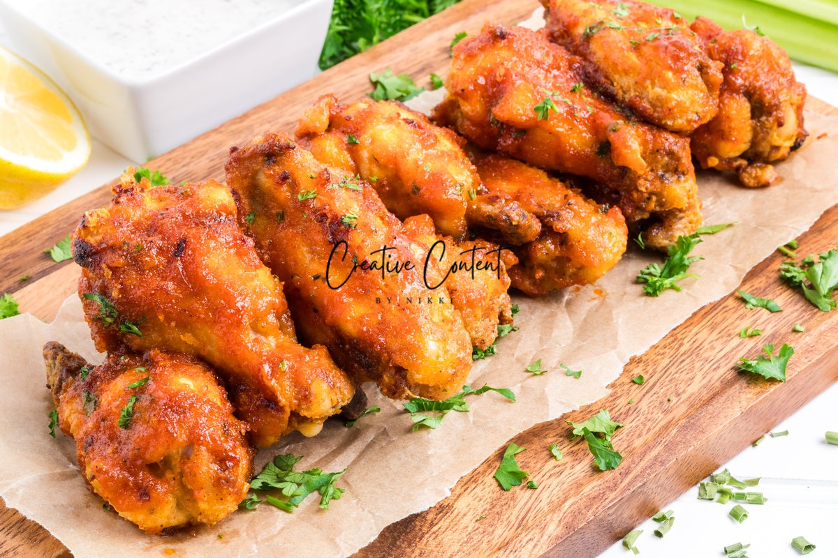 Honey Hot Chicken Wings + Homemade Ranch - Set 2 of 3