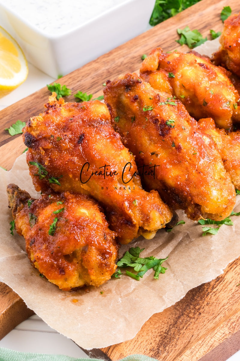 Honey Hot Chicken Wings + Homemade Ranch - Set 2 of 3