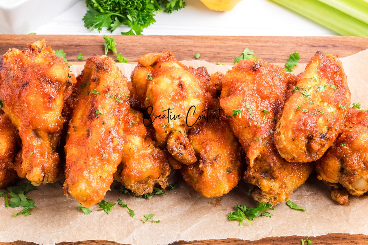 Honey Hot Chicken Wings + Homemade Ranch - Set 2 of 3