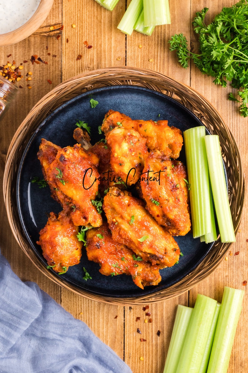 Honey Hot Chicken Wings + Homemade Ranch - Set 3 of 3