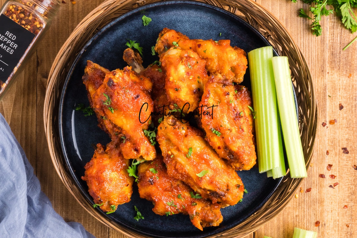Honey Hot Chicken Wings + Homemade Ranch - Set 3 of 3