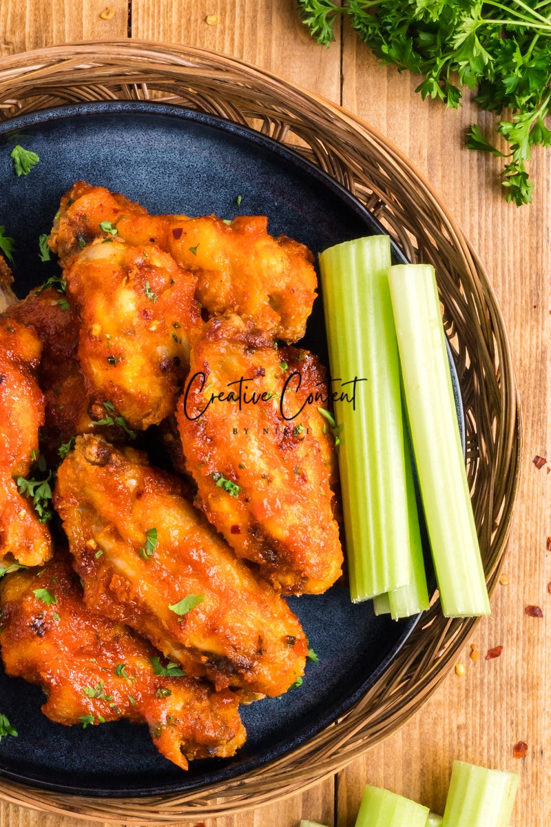Honey Hot Chicken Wings + Homemade Ranch - Set 3 of 3