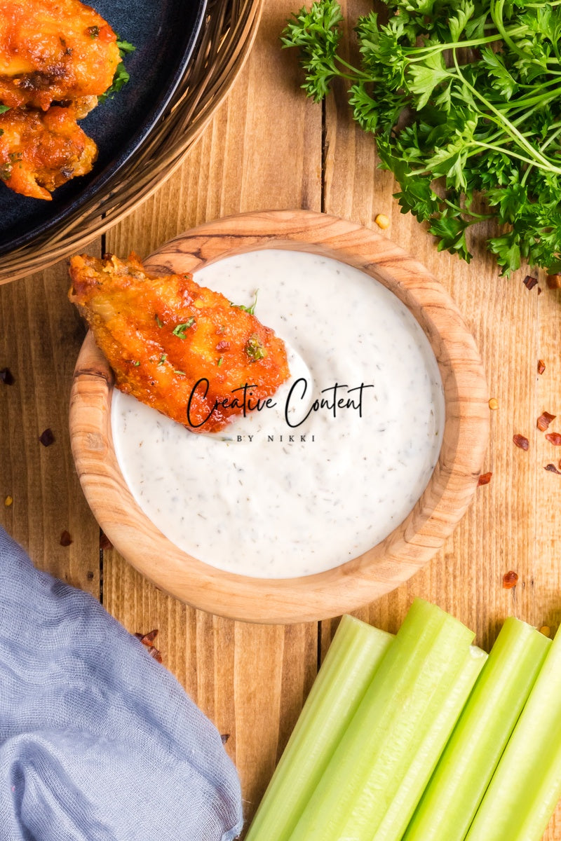 Honey Hot Chicken Wings + Homemade Ranch - Set 3 of 3