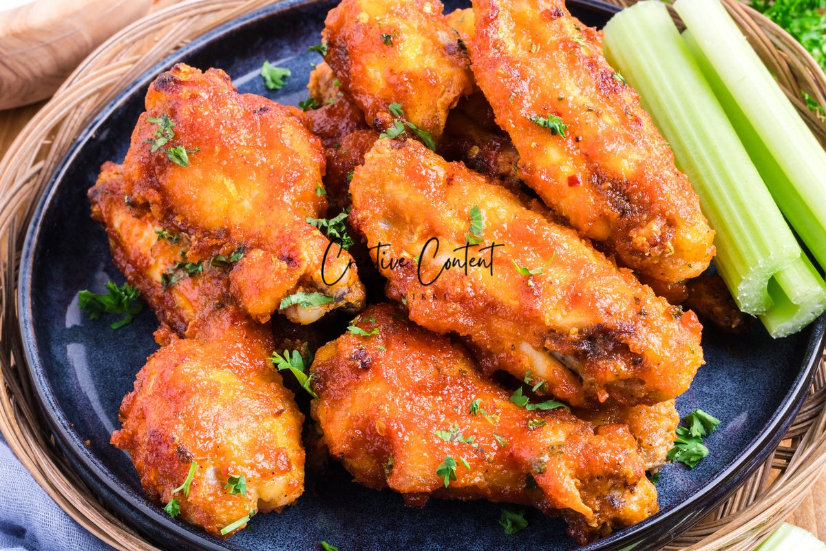 Honey Hot Chicken Wings + Homemade Ranch - Set 3 of 3