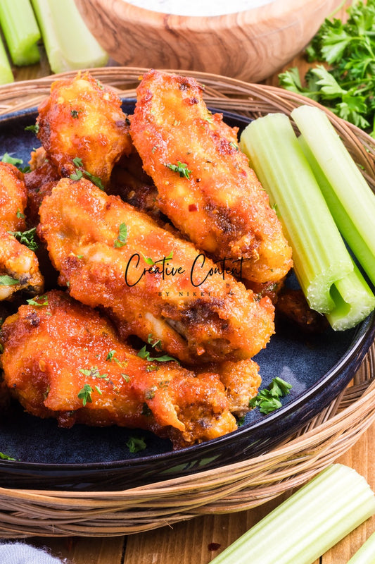 Honey Hot Chicken Wings + Homemade Ranch  - Set 3 of 3