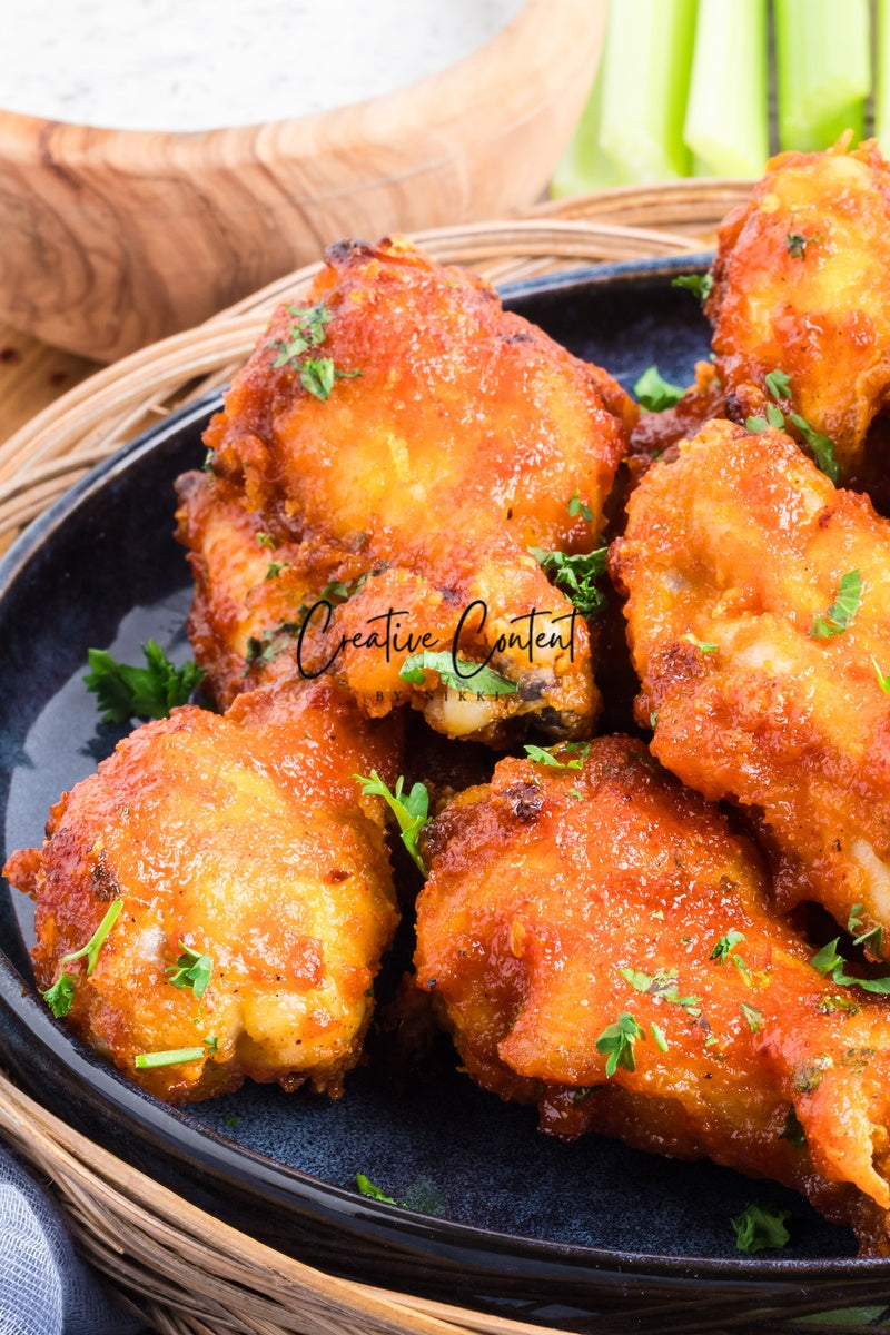 Honey Hot Chicken Wings + Homemade Ranch - Set 3 of 3