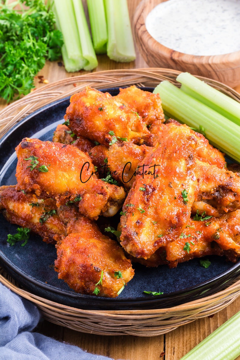 Honey Hot Chicken Wings + Homemade Ranch - Set 3 of 3