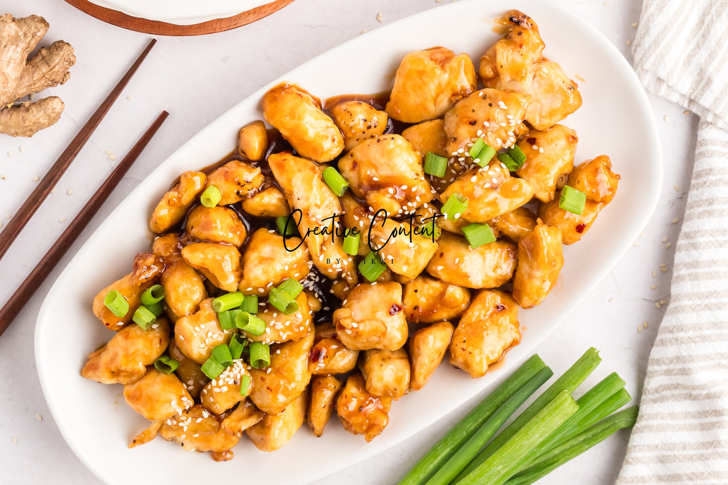 Honey Sesame Chicken - Set 1 of 2
