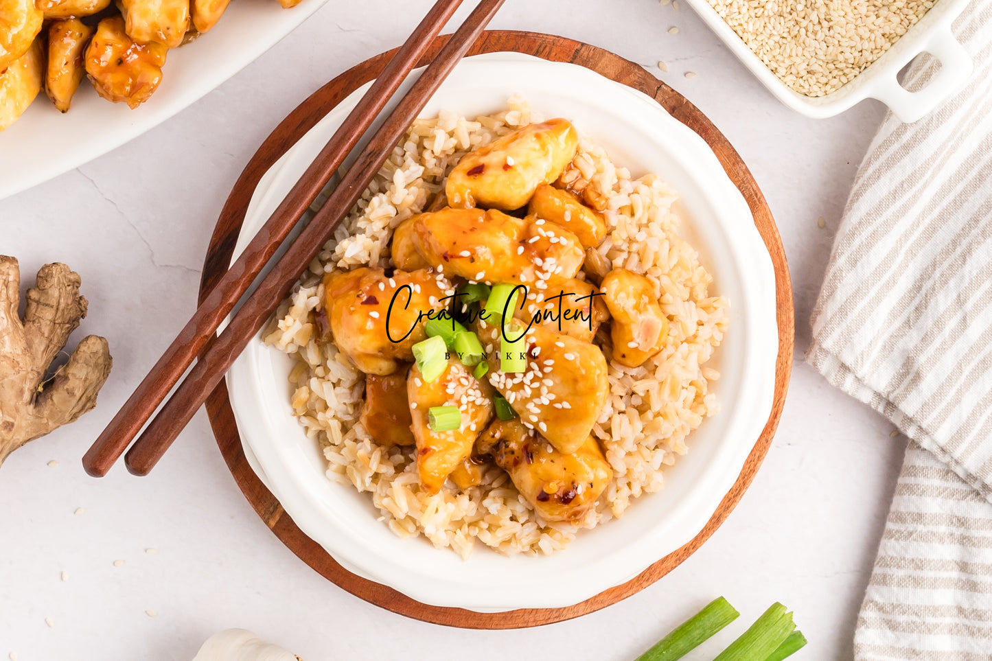 Honey Sesame Chicken - Set 1 of 2