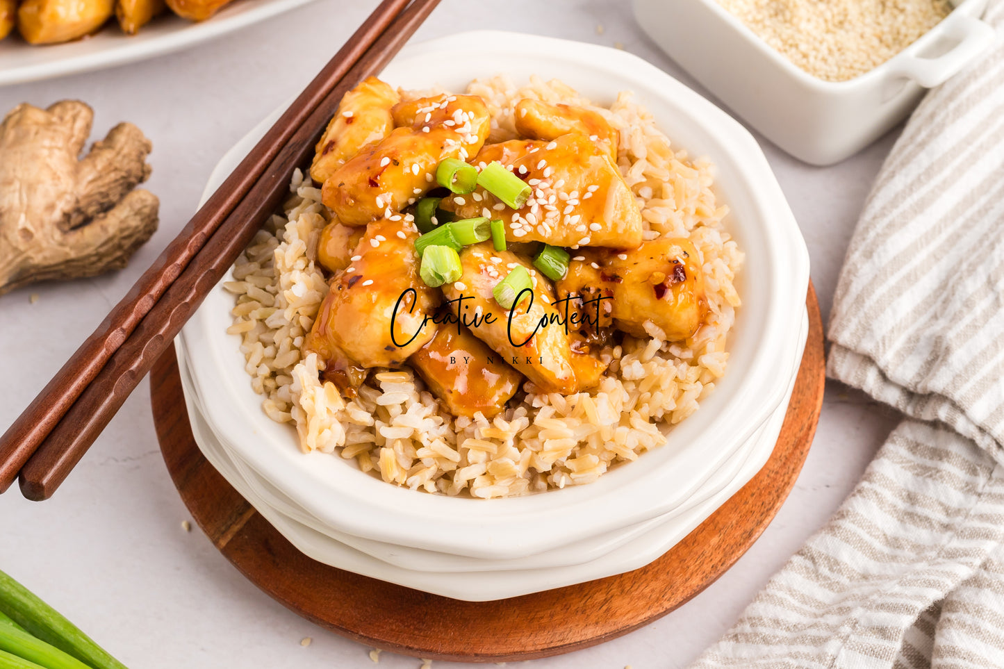 Honey Sesame Chicken - Set 1 of 2