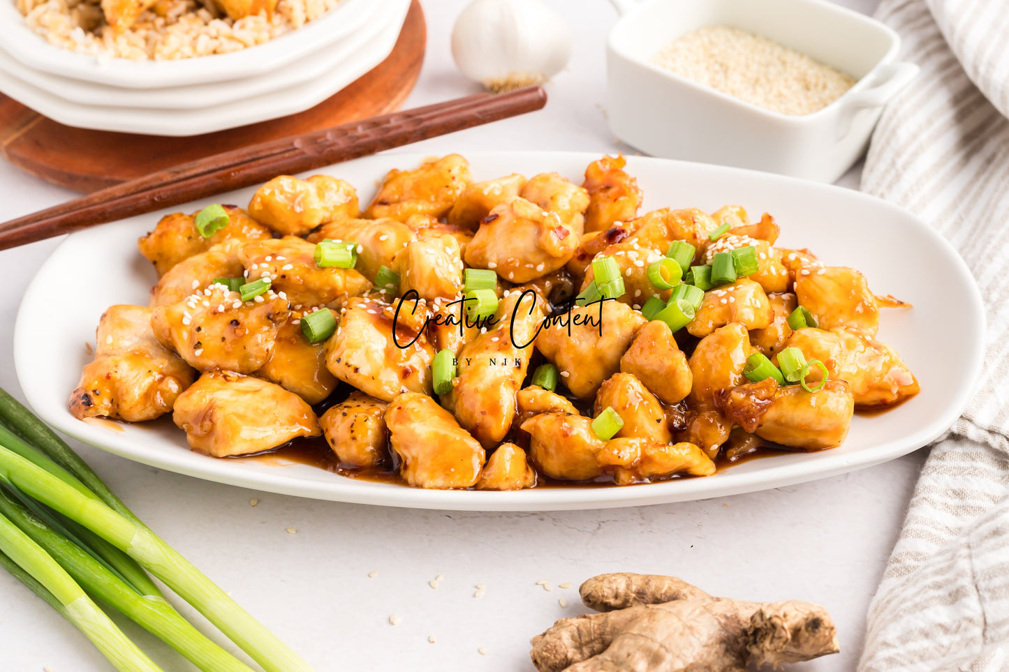 Honey Sesame Chicken - Set 1 of 2