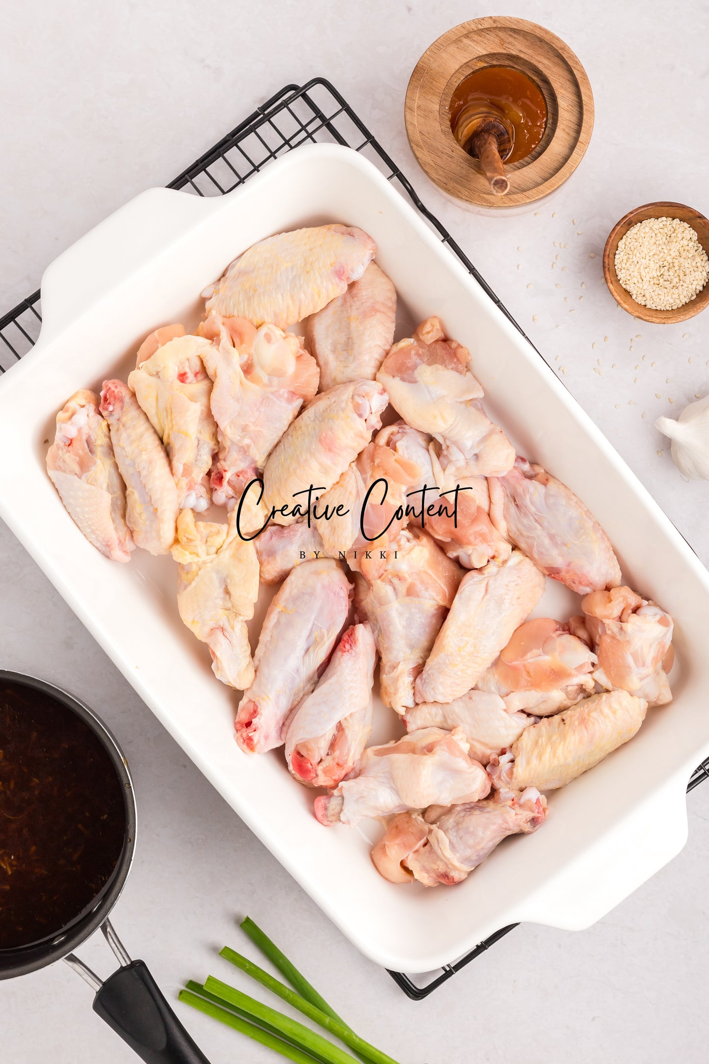 Honey Sticky Chicken Wings - Set 2 of 2