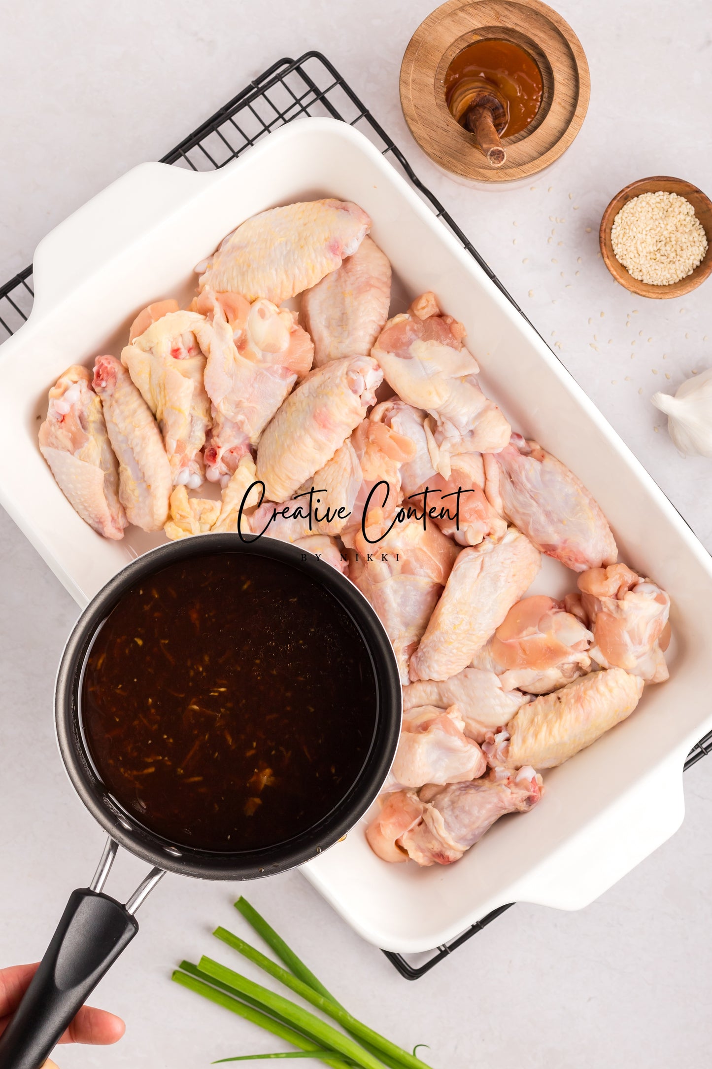 Honey Sticky Chicken Wings - Set 2 of 2