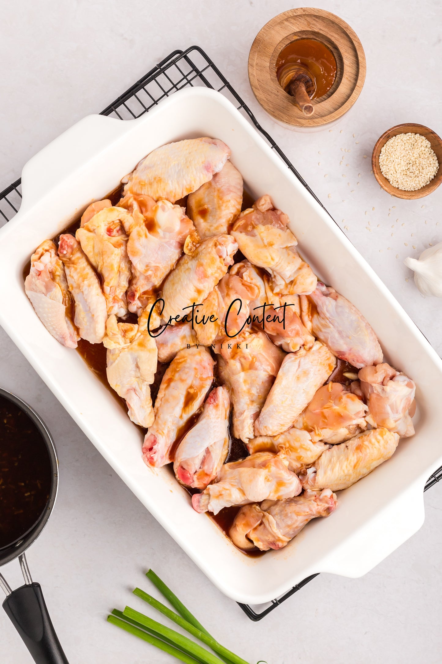 Honey Sticky Chicken Wings - Set 2 of 2