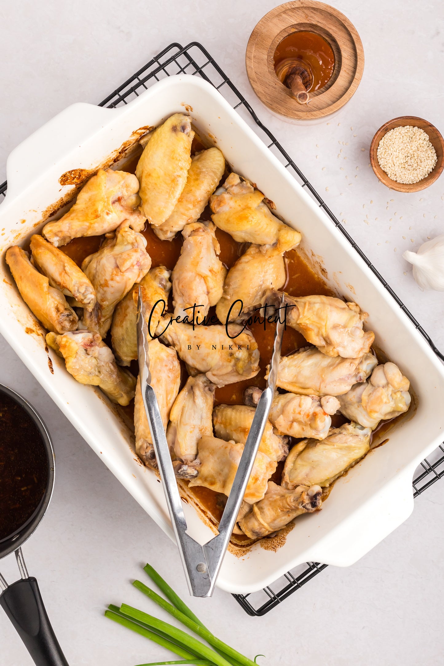 Honey Sticky Chicken Wings - Set 2 of 2