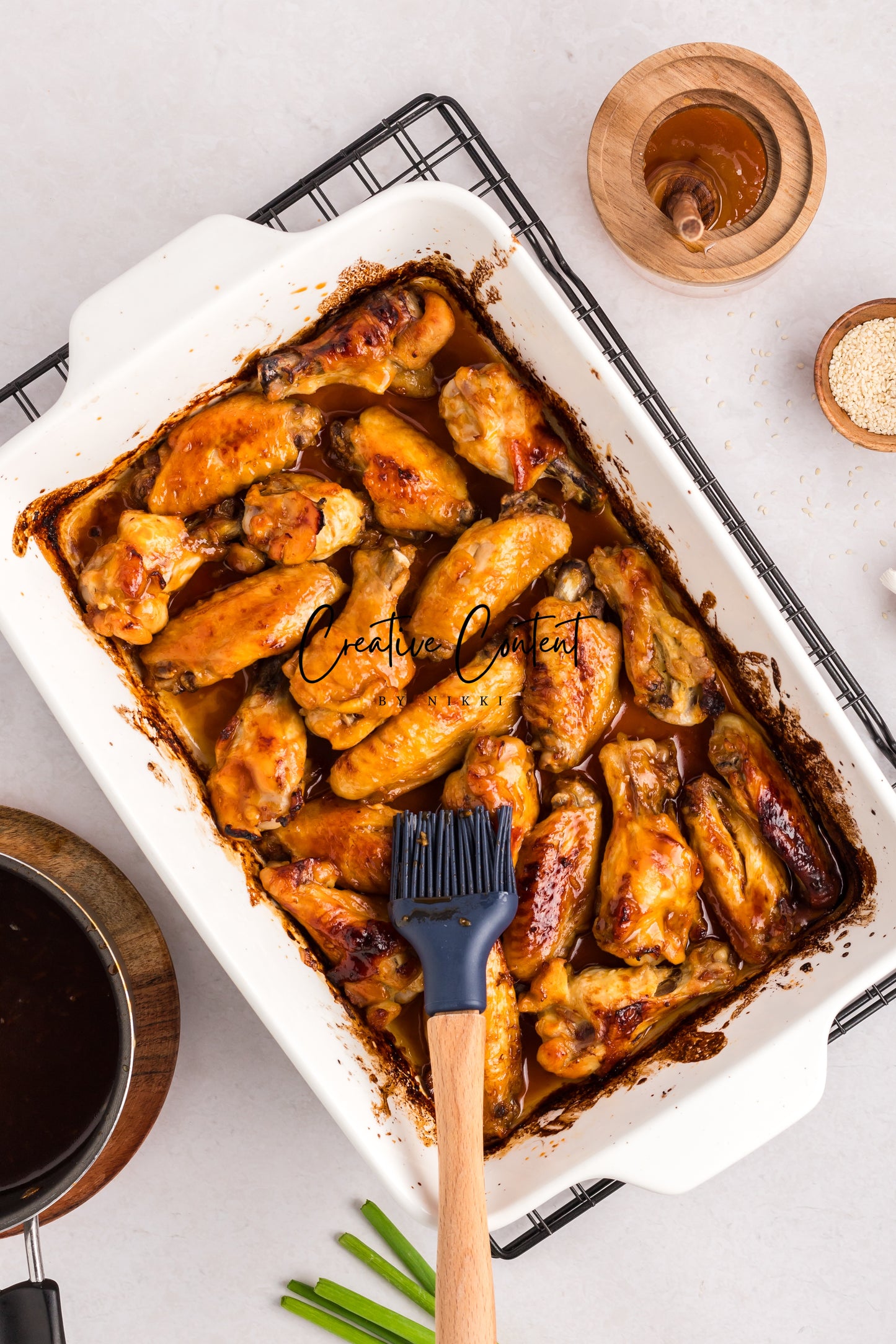 Honey Sticky Chicken Wings - Set 2 of 2
